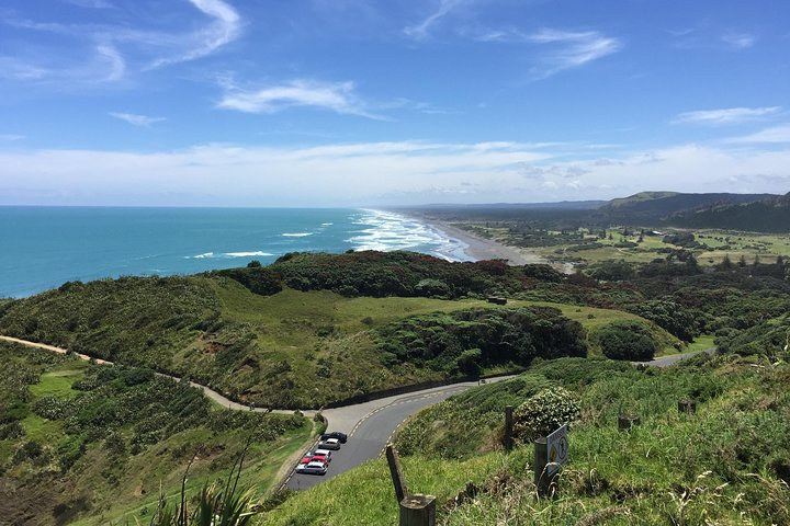 Experience breathtaking views of New Zealand's coastline and lush landscapes on the Muriwai Scenic Wine Tour complemented by exquisite local wine tastings amidst stunning scenery.